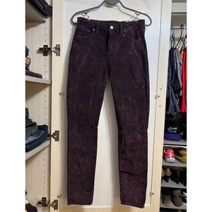 Lucky Brand Stretch Plum/ Dark Purple Brooke Legging Size 26- Practically New!